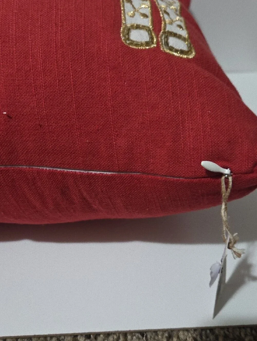 Holiday Nutcracker Embroidered Decorative Pillow